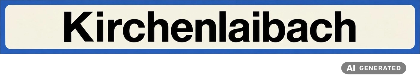 Rekonstruktion des Kirchenlaibach-Schildes: Späte 1980er- und 1990er-Jahre