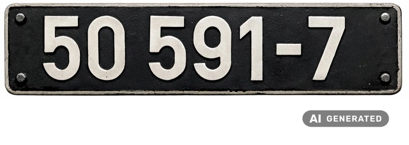 Digitale Schildrekonstruktion aus dem Gesamtbild: 50 591-7
